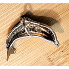 Nos Vintage Sterling Silver 925 Dolphin Pendant Charm 3 4  Aquatic Marine Mammal