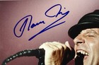 Klaus Meine Signed Photo Scorpions In Concert 8x10 Inch Beckett Coa
