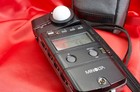  exc 5  Minolta Flash Meter Iv Camera Light Meter W strap   Case From Japan