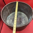 Large  Antique Late 19th Century Cauldron Hammered Copper Pot