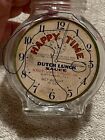 Nash Happy Time Dutch Lunch Sauce Glass Underwood Clock Jar With Domed Metal Lid