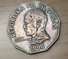 1990 Philippines 2 Piso Coconut Palm
