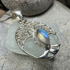 Tree Of Life Necklace Irish Scottish Wiccan Celtic 925 Pendant W free Chain