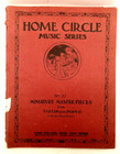 1912 Home Circle Music Series Violin   Piano No  37 Miniature Masterpieces  k11 