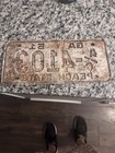 1951 Vintage Georgia License Plate Car Tag Man Cave Garage Decor