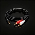 3 5mm To 2 Rca Cable 6 Feet Dual Rca Male To Aux Male Cord Stereo Audio Adapter
