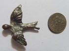 1800s Antique Capistrano Swallow Bird Metal Sculpture Collector Pendant 53512