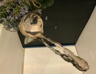 Gorham   Strasbourg    Long Gravy Ladle W  Scroll    7 1 2 