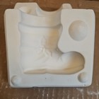 Vintage Weaver 218 Santa Boot With Holly Leaves Christmas Ceramic Slip Cast Mold