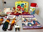 Junk Drawer Lot Of Vintage Kitsch Toys And Ephemera