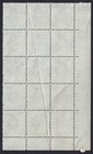 India Gandhi 100 Block Of 15 With A Pre Printing Paper Fold Mnh