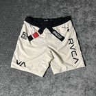 Rare Rvca X Bjpenn Mma Shorts Size Large Black Belt