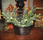 Primitive Vtg Style Rustic Med Metal Country Living Star Tub Wood Handle