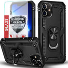 For Iphone 12 12 Pro Max 12 Mini Case Phone Cover Shockproof Stand  Glass Screen