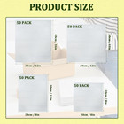 200 Pack Foam Pouches  4 Sizes  12x16 Inch  12x12 Inch  8x12 Iinch  8x8 Inch  Cu