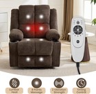 Oversized Electric Lift Recliner Chair 57cm Seat Width With Massage And Heat