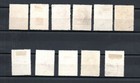 Curacao 1928 Old Set Queen Wilhelmina Stamps  michel 93 103  Nice Used