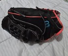 Wilson A2000 11  Left Hand Leather Baseball Glove Black pink Unisex Kids