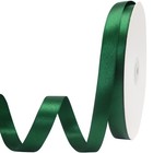 3 8 Inch Wide 100 Yards Double Face Forest Green Satin Ribbon Forest Green Fabri