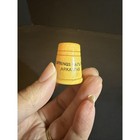 Vintage Souvenir Wood Thimble From Hot Springs National Park Arkansas