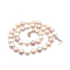 Classic 4-9 1mm Cultured Pearl 17  Strand Necklace W  14k Yellow Gold Clasp