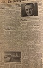 Vintage  1966 Linden B Johnson Surgery   Italy Flood New York Times News Article