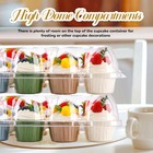 24 Count Cupcake Containers 10 Pack Cupcake Holders With Detachable Tall Dome Li