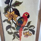 Vintage Bucilla Latch Rug Or Wall Hanging Kit Parrot No 12974 New Sealed