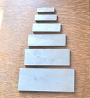 L  S  Starrett No  154 Set Of  6  Adjustable Parallels  a-f  Machinist Tools Usa