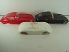 Vintage Strombecker 1 32 Bodies  Trio Xkes   Porsche Rs61  Good Buildable Bodies