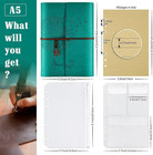 Leather Journal Notebook  Refillable Writing Journal Diary Planner   gifts For Wom