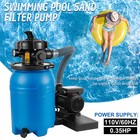 10  Sand Filter System Above Ground 10 000 Gallons Pool With 1 3hp Pump 2640gph