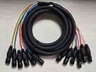 M f 6 Channel Snake Cable Pairs Male To Female 3 Pin Xlr Balanced Audio Cord