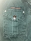 Vintage Boy Scout Venture Explorer Dark Green Long Sleeve Uniform Shirt  32