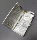 Vintage Ronson Tortoise Shell Color Cigarette Case Lighter