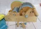 Wooden Drum Carder For Wool Fiber Combing Cardings Blending Board - 72 Tpi 
