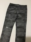 Under Armour Camouflage Print Tight Leggings Gray Waist 26