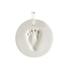Baby Handprint Footprint Clay Keepsake Kit With Frame And Ribbon Gift