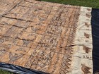110  X 140  Tonga Tapa Bark Cloth Folk Art Vintage Ngatu