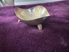 Mcm Epns Silver Plate 3footed Candy nut Dish denmark Mid Century Vintage3 5 
