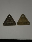Vintage Brass Tool Check Tags Ford Motor Co Fordson