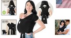 Smart Stretch Fabric Baby Ring Sling - Ergonomic Carrier For Easy Bonding