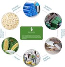 Compostable Trash Bags - 4 Gallon  200 Packs  Biodegradable  Blue Recycle Bag   