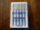 Schmetz Universal Sewing Machine Needles Size  120 19 Heavy Duty 3 Pkgs Of 5 New
