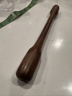 Bodhran Beater   Tipper Hand Turned From Oak Wood  Dark Finish