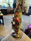Primitive Christmas Button Tree 12    