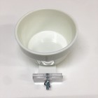 20 Oz White Lixit Quick Lock Crock Set Pet Food Dog Cat Bird Water Bowl