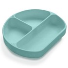 Baby Feeding Snack Mat  Toddler Divided Suction Plates  100  Food Grade Silicone