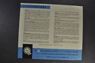 1954 Mg Tf 1500cc Roadster Sales Brochure Sheet Nice Original 54