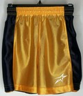 Reversible Upward Basketball Shorts Blue gold Size Ym New